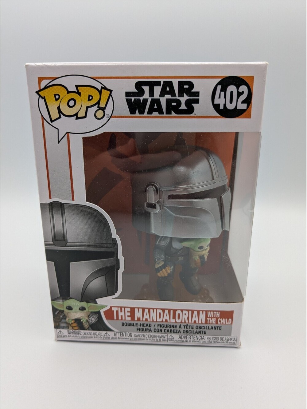 Funko Pop Star Wars The Mandalorian with the Child #402 Bobble Head